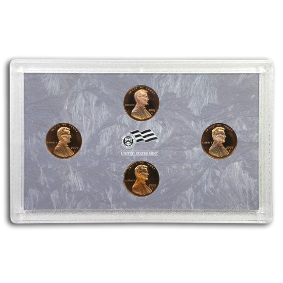 2009-S Lincoln Cent 4-Coin Bicentennial Proof Set (No Box or COA) 2009-S Lincoln Cent 4-Coin Bicentennial Proof Set (No Box or COA)